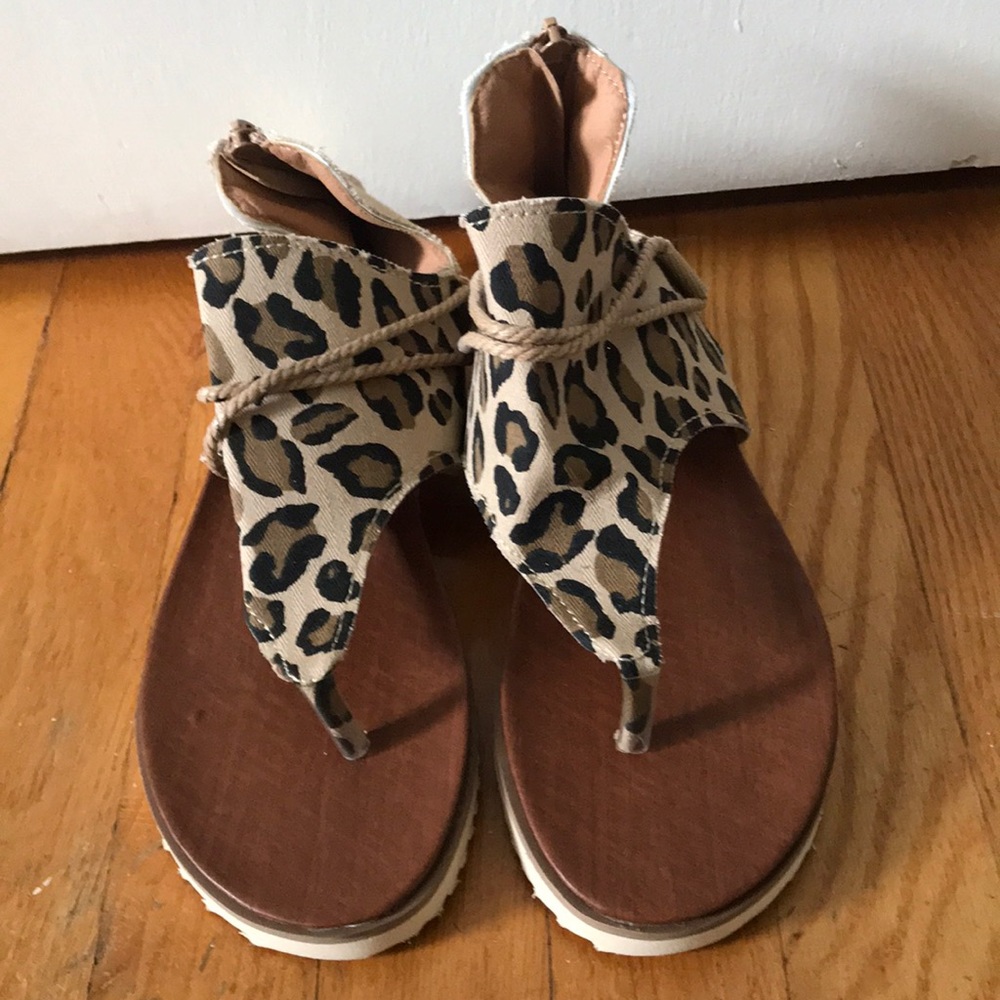 Leopard Sandals